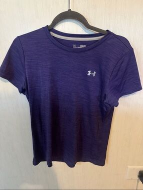 Under Armour Purple Heathered Performance Tee